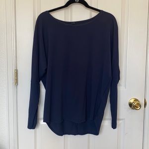 Lululemon Navy Long Sleeve Top